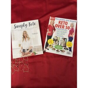 Simply Keto Suzanne Ryan Cookbook Plus Keto Over 50 Womens World Lot 2